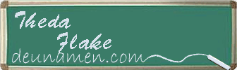 Theda Flake Visitenkarte